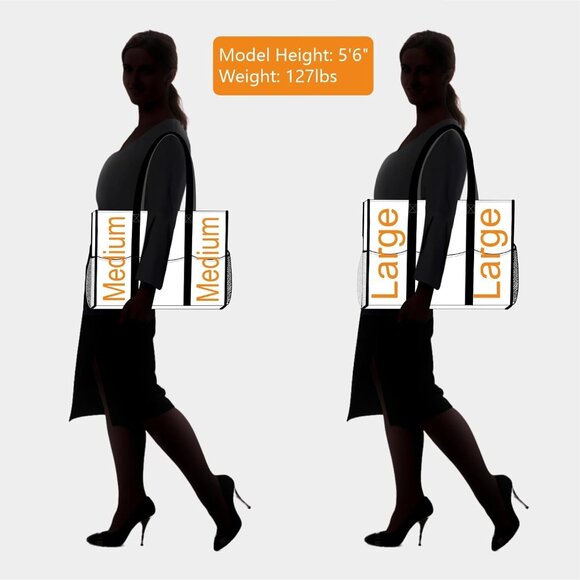 Versatile Water-Resistant Tote Bag with 13 Pockets for Busy Professionals - Picture 5 of 6